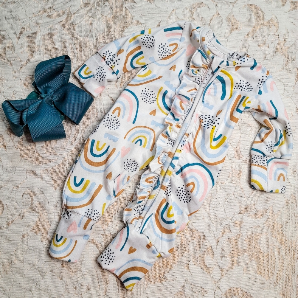 Zippered Bodysuit + Bow